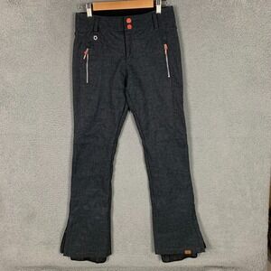 Roxy Torah Bright Snowboard Pants Womens Small‎ Gray Fleece Lined Dryflight 15k